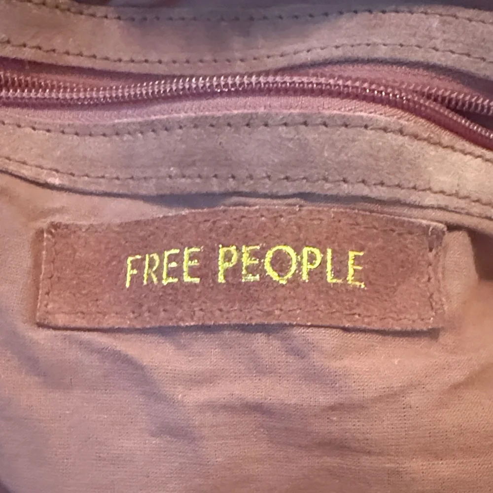 Free People Suede Hobo Shoulder Bag in Cognac